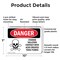 Signmission Cyanide Solution Danger Sign, Plastic, 10in W x 7in L, 2PK OS-2PACK-DS-P-710-L-1113 - alternate 6